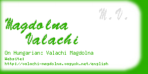 magdolna valachi business card